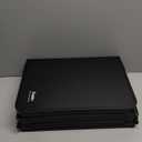 Anbte Folding Camping Table with Storage Net, 3ft Camping Table Aluminum Folding Table with 3 Adjustable Height Max 27.5 Inch Picnic Table Portable Table for Outdoor Backyard BBQ, Pure Black