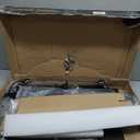 Perlegear Mobile TV Stand with Power Outlet, Tilt & Swivel Rolling TV Stand for 32-75 inches TVs up to 110 lbs, Height Adjustable Rolling TV Cart with Wheels, Max VESA 600x400mm, PGTVMC17