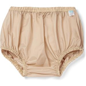 Incontinence Leak-Protection, Washable Pull-On Cover Pant, Advanced-Cool-Lightweight-Durable- Kleinert's (Beige,Medium)