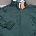 LAMISSCHE Oversized Fleece Lined Jacket Zip up Windbreaker Jacket Long Sleeve Casual Winter Coats with Pockets S