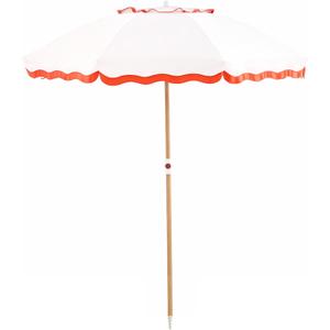 DEER LAND 6FT Patio Beach Umbrella for Outdoor, UPF 50+ Sun Shade for Patio, Backyard, Garden, Pool and Beach, Tilt Adjustable, Portable, Harbour Rosé Pink