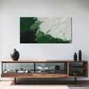 Canvas Wall Art Decor Large Green Abstract Wall Art Prints Wall Art Pictures for Living Room Canvas Art Wall Decor Modern White Wall Art Abstract Artwork for Walls Bedroom Office Decor 24" X 48"