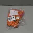 Floerns Women's Floral Embroidery Scarves Scarf Shawl Sunscreen Shawl Wrap (Orange)