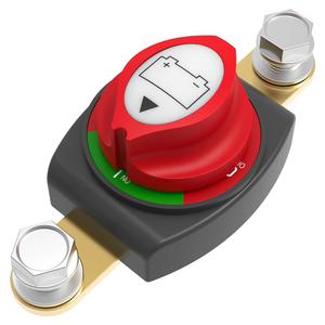 Battery Disconnect Switch, Malictele On/Off Side Post Battery Switch 275A 12-48V Power Cut Master Disconnect Isolator for Car Vehicle RV and Boat