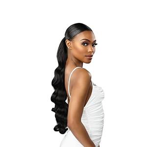 Sensationnel Lulu Pony Synthetic Ponytail - KARA (Color:1B Off Black)