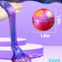 24 Pack Galaxy Slime Party Favors, Non-Sticky, Stress Relief Treasure Box Toys for Classroom Prizes Party Supplies, Student Gifts Goodie Bags Stocking Stuffers for Kids Boys Girls 4-8, 8-12