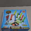 Stomp Rocket Jr Multi-Color Rocket Launcher for Kids, 8 Rockets - Fun Outdoor Kids Gifts for Boys & Girls - STEM Toy Foam Blaster Set Soars Up to 100 Feet - Ages 3 & Up