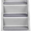Amazon Basics Foldable Non-Slip Pet Stairs for Small Dogs and Cats, Senior Pets, Easy to Climb, 14.6" x 22.75" x 19.5", Grey