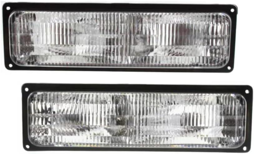 For Chevy Pickup Parking/Signal Light 1994-2002 Pair Driver and Passenger Side | DOT Certified | GM2520128 + GM2521128
