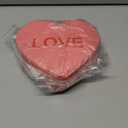 2 x FYSUIMU Valentine's Day Heart Cutouts Cut-Outs Red White Conversation Heart Paper Cutting with 100 Pcs Glue Points for School Classroom Bulletin Board Decor DIY Crafts Party, 50 Pcs