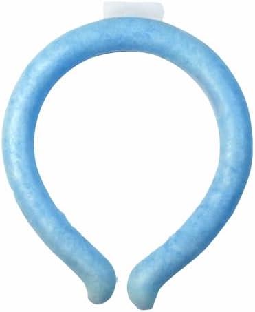 Cooling Neck Ring for Summer Outdoor Activities, Portable and Wearable Cooling Band for Heat Relief (Blue)