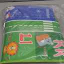 BATATADOCE Kids Rugs for Playroom - Educational Rug with ABC Alphabet,Animals Colors,ABC Rugs for Children Playroom Cartoon Kids Play Mat for Bedroom Decor,Green,6x9 Feet