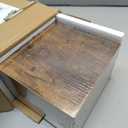 QEEIG Floating Shelves for Wall Bathroom Shelf Bedroom Kitchen Living Room Hanging Book Shelves Small Farmhouse Decor 16 inch Set of 3, Rustic Brown (015-BN3)