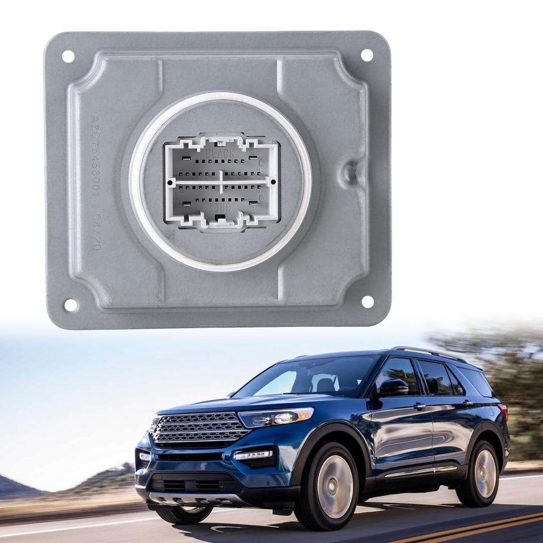Zcargel Xenon Headlight Control Unit Module Compatible for Ford Explorer 2.3l/3.0l/3.3l 2020 2021 2022 Replace JX7b-13B626-AG JX7b13B626AG Left/Right LED Headlight Ballast Control Module