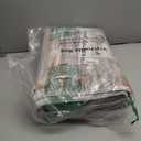 KOZYFLY Modern Abstract Washable Rug Runner 2.6x12 Hallway Rug Runner Non-Slip Soft Kitchen Runner Rugs, Black Navy Blue Grey Striped Carpet for Entryway Bathroom Laundry Room Foyer