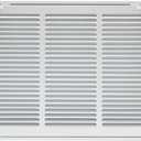 Howeall 18"W x 12"H [Duct Opening Size] Steel Return Air Filter Grille - Removable Face/Door for 1 inch Filters -HVAC Vent Cover Grill - White [Outer Dimensions: 20 5/8"W X 14 5/8"H]