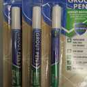 Grout Pen White - 3 Pack - Restore The Look of Kitchen and Bathroom Tile Grout Lines Clean and Whiten Floor, Wall, Counter, Shower, Sink. DIY Easy.