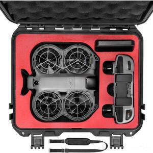 FPVtosky NEO 2 Case, Waterproof HardCase for DJI NEO 2 Fly More Combo Accessories, fits DJI RC-N3 Remote Controller [CASE ONLY]