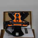 PHOEPET No Pull Dog Harnesses for Small Dogs Reflective Adjustable Front Clip Vest with Handle 2 Metal Rings 3 Buckles [Easy to Put on & Take Off] (XS, Orange)