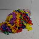 JOYIN 120 Counts Hawaiian Leis Bulk, Colorful Tropical Flower Leis for Kids Adults Hawaiian Beach Luau Party Favors Decorations