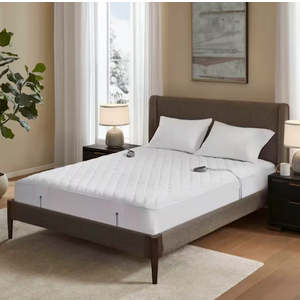 Beatyrest Cotton Deep Pocket King Heated Mattress Pad  78X80in