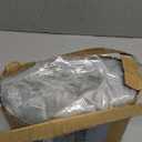 duduta White Black Faux Sheepskin Throw Rug 2x3 ft, Fluffy Shag Fur Chair Cover Small Bedside Dorm Rug Non Slip Machine Washable