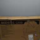 YADAQE Baby Bassinet, Baby Basinet Bedside Sleeper, Easy to Fold Portable Crib Side Bassinet 2025new Style Girl/boy bassinets (Dark Gray)
