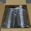 Mimorou 50 Pcs Halloween Candy Bowl Clear Plastic Serving Bowls 12 oz Pumpkin Tableware Decorations Salsa Containers for Halloween Party Favors Supplies