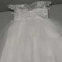 Abaowedding Lace Embroidery Sheer Long Sleeves Kids Trailing Gowns