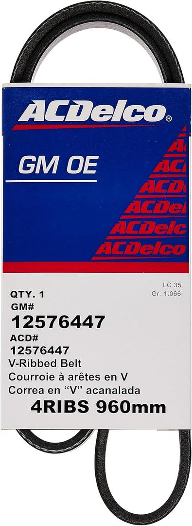 ACDelco GM Original Equipment 12576447 V-Ribbed Serpentine Belt