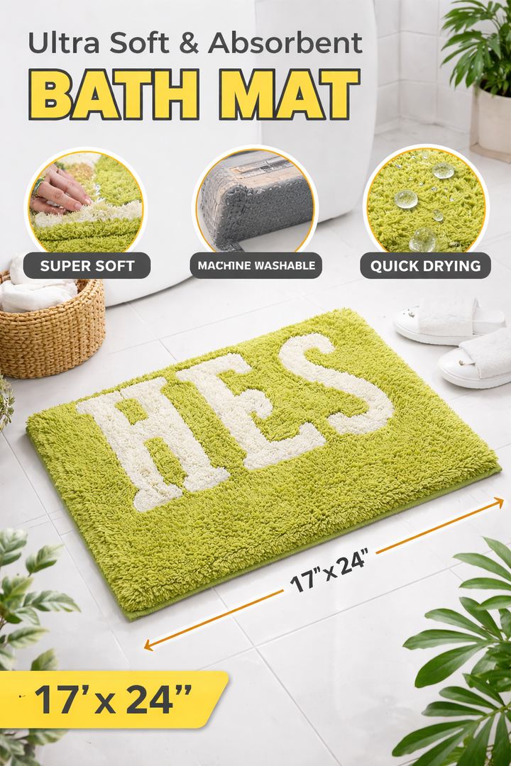 Home Wear Ultra Soft Bath Mat 17x24inch