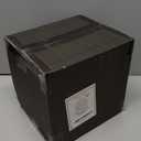 Nervure 100Pcs White and Gold Plastic Plates - 7.5inch Gold Disposable Plates - Heavyweight Plastic Dessert Plate for Wedding & Party