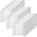 Ctosree 100 Pcs 14 * 22 Inch Tri Fold Poster Board Bulk, Science Fair Project Display Paperboard, Single Wall, Lightweight Presentation Board (White)