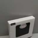 Bodico Classic Retro Analog Mechanical Body Weight Scale, Vintage Style Bathroom Scale with Vinyl Top for Health and Fitness, 280 lb. (130 kg) Capacity, 10.5" L x 10.5" W x 2" H, Black