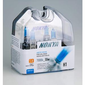 Nokya H1 Headlight Bulbs — Arctic White 7000K 55W (Stage 1)