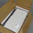 QEEIG White Bathroom Shelves Over Toilet - Wall Mounted Floating Shelves Farmhouse Shelf Toilet Paper Storage Small 16 inch Set of 2 (019-W2)