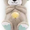 Fisher-Price Baby Toy Soothe 'n Snuggle Otter Portable Plush Sound Machine with Music Lights & Breathing Motion for Newborns 0+ Months