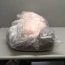 LE SURE Donut Small Dog Bed - Round Cat Beds for Indoor Cats Anti-Anxiety Calming Gift for Pets, Washable Cute Modern Beds with Jacquard Shaggy Plush & Anti Slip Bottom, 23 Inch, Pink Taffy