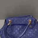 Pahajim Women Fashion Handbags set 4pcs PU Leather shoulder Bags Tote Bags Wallets Butterfly Chain Accessories (Blue)