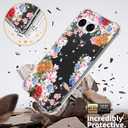 for Google Pixel 9A Case 5G Flowers Slim Anti-Drop Shockproof Protective Soft Shockproof Clear Phone Protective Covers 6.285 Inch for Women?Pink Romance?