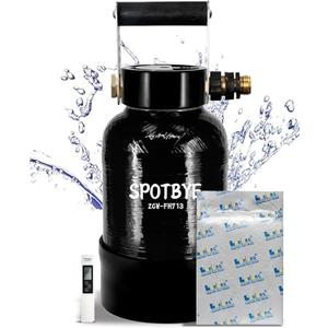 Filterelated Spotless Water System.Car Wash System,Deionized Water System for RV, Vehicles, Motorcycles, Bikes, Boats, Planes,No Spots (Black-713)
