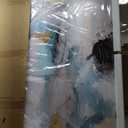 Kureful Large Canvas Wall Art Minimalist Decor Living Room Pictures Grey Wall Decor Hand Painted Artwork for Bedroom Kitchen Hotel Wall Decoration 30x60 Inch (Green)