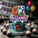 6 7 Sport Themed Birthday Party Decorations Supplies Six Seven Soccer Basketball Party Decorations Includes Happy Birthday Banner Balloons Cake Toppers Cupcake Toppers for Boys and Girls