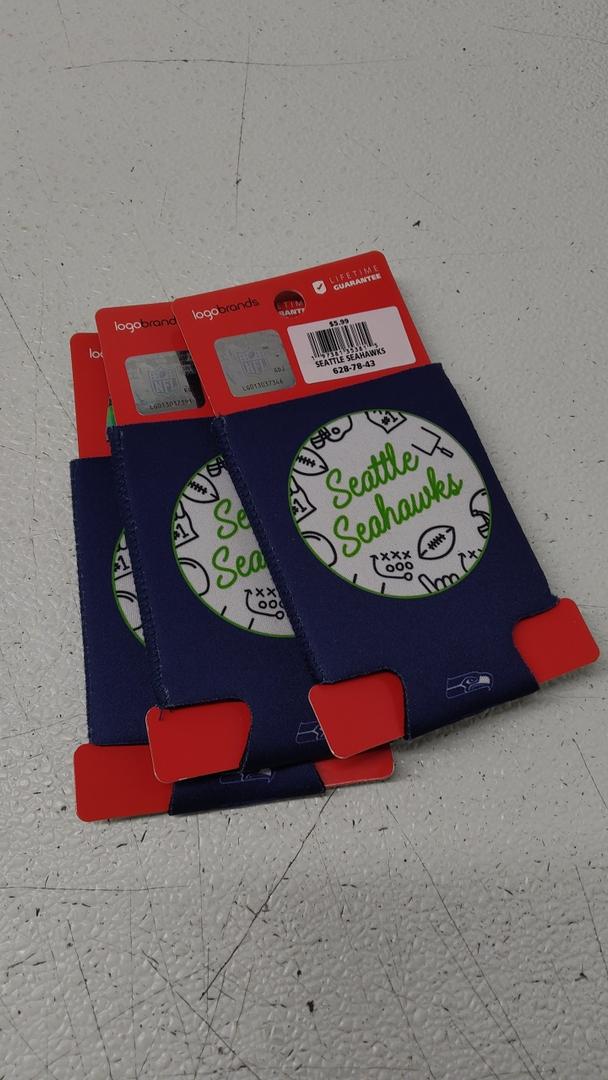 Seattle Seahawks Can And Bottle Cover 3Pack
