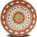 Woven Wall Basket Decor -Woven Bowls Trays Hanging Baskets Indoor Bowls For Home Wall Art.Rustic Durable Structured Boho Decorations. Different Combined Solo Gift Products