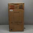 Kante 23.6" H Tall Rectangular Concrete Planter, Modern Square Diameter Plant Pot with Drainage Hole and Rubber Plug for Indoor Outdoor Home Patio Garden, Charcoal