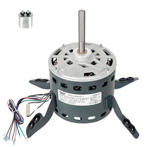 Blower Fan Motor 5KCP39LGV569BS HC43TE113 1/2HP 115V Compatible with Carrier Bryant Payne GE Genteq Furnace 1075RPM 3SPD 7.9A 48 Frame CW/CCW Rotation Leungoo