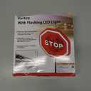 Flashing LED Light Parking Stop Sign For Garage