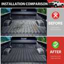 Bed Mat Compatible with 2020-2025 Chevy Silverado&GMC Sierra 2500 3500HD 6.8FT Truck Bed Liner Pickup Potector for Chevrolet Silverado Accessories(20-25 Silverado&Sierra 2500/3500 HD 6.8FT)