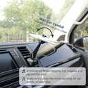 3 x Car Cymbal Air Vent - Car Drum Set for Music Lovers - Universal Fit (Silver)